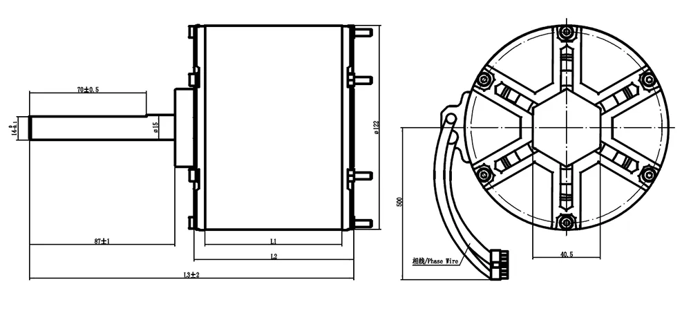 ECM01120NB112020003 single shaft
